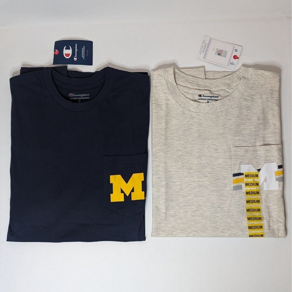 University of Michigan T-shirts | 2 Pack | Medium